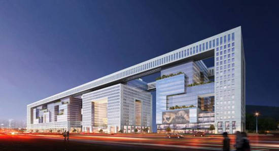 视声为中建三局光谷之星总部大楼独家定制了一套智慧办公解决方案