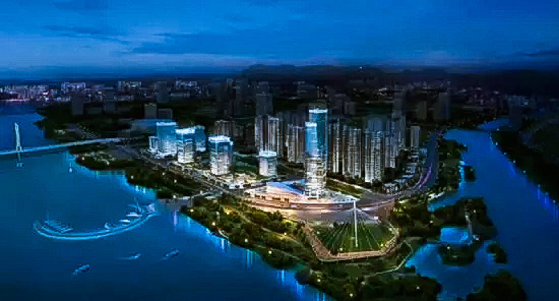 南沙金茂湾智能照明案例