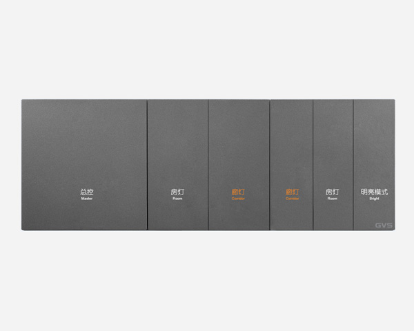 联体三位86智能按键面板