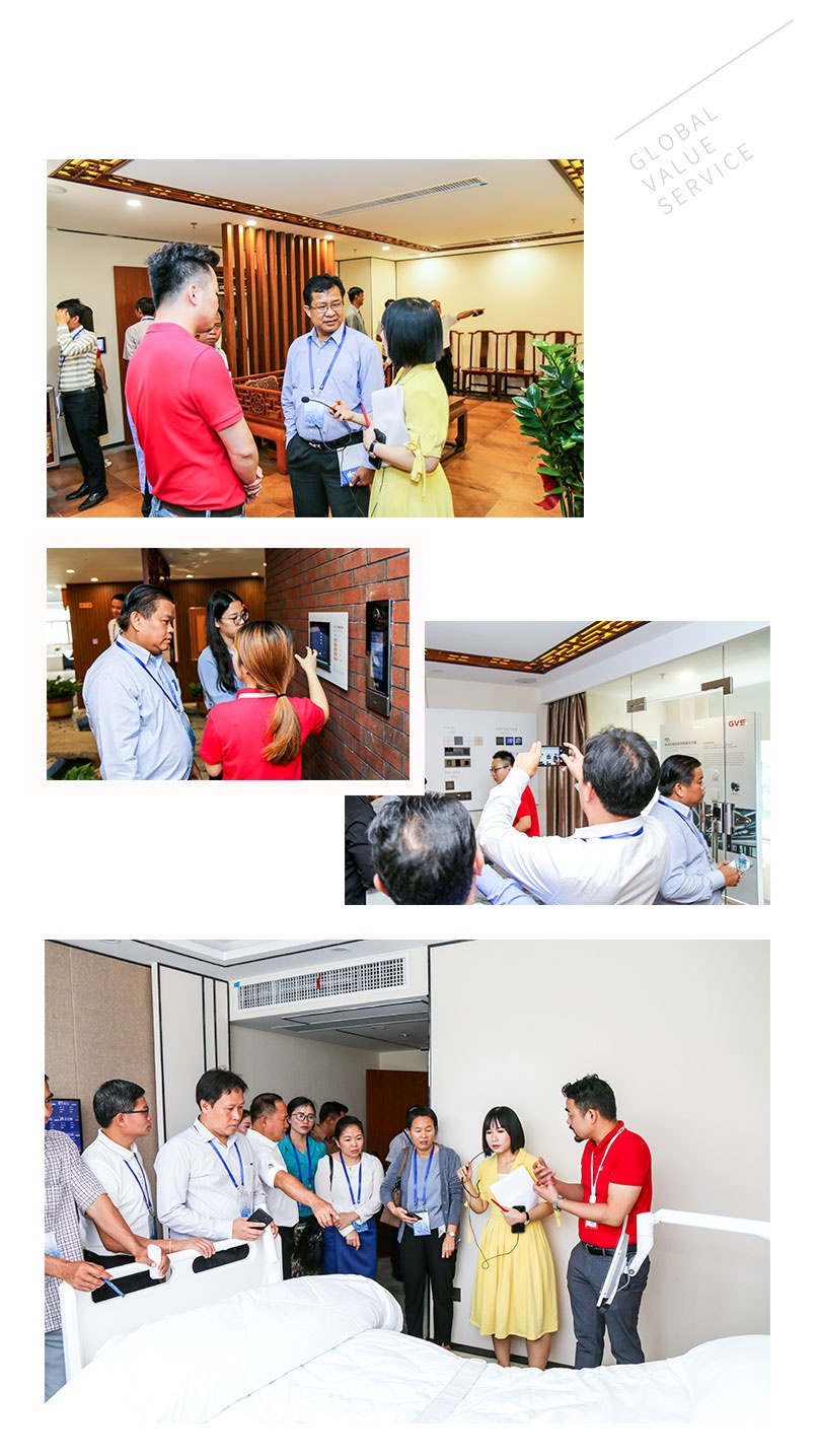 老挝科技人才培养计划研修班代表团莅临GVS视声参观考察