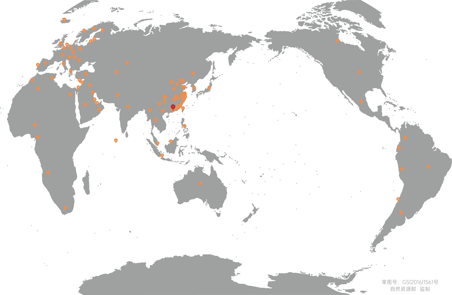 <p>公司总部：中国&middot;广州<br />办事处：北京、上海、武汉</p>