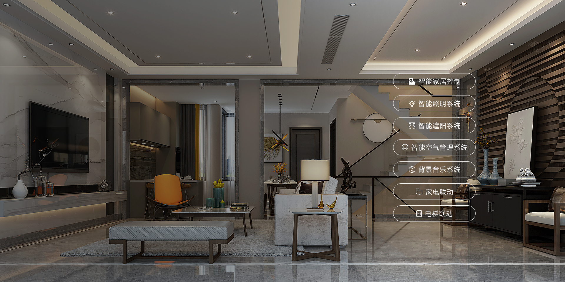 专为全球高端住宅、商业空间及大型建筑提供智能化方案及产品